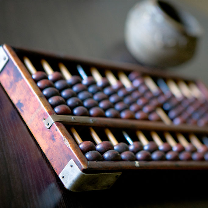 Antique Chinese Abacus